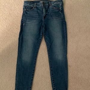 Dark-Wash American Eagle Jeans